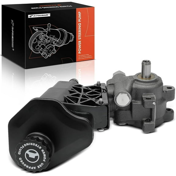 A-Premium Power Steering Pump with Reservoir Replacement for 2003-2007 Dodge Ram 2500 3500