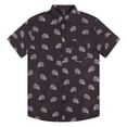 thumbnail image 4 of Men’s Short Sleeve Button Down Shirt – Taco Fiesta Llama Avocado Print – Funny Casual Gift, 4 of 8