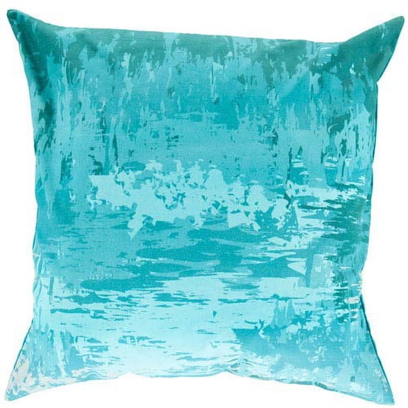 Serenade Blue and Green 18-Inch Pillow Cover