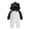 Black, variant on Ruyang Baby Boys Cute Hooded Bodysuit Long Sleeve Zipper First Birthday Outfit Fall Winter Cotton Warm Footless Jumpsuit
