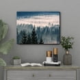 thumbnail image 2 of Foggy Forest Wall Art Green Nature Wall Decor for Living Room 12x16, Misty Mountain Landscape Canvas Picture Nordic Style Bathroom Pine Trees Wilderness Scenery Painting Artwork Home Decoration, 2 of 6
