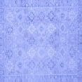thumbnail image 1 of Ahgly Company Indoor Square Oriental Blue Modern Area Rugs, 4' Square, 1 of 4