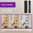 thumbnail image 3 of OUTONLIFE Display Shelf with Dimmable Lights, 3000K-6500K Lighted Display Cases for Collectibles, Adjustable Color Temperature and Brightness, Display Cabinet, Floor Lamp with Shelves, Home Decor, Ru, 3 of 9
