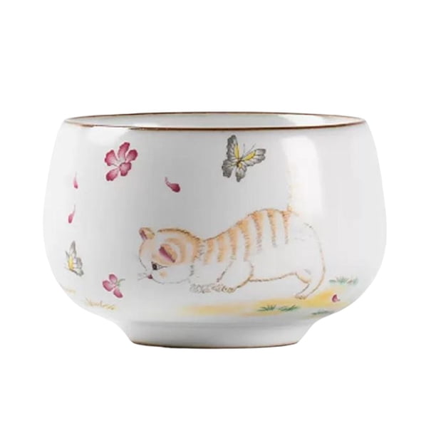 Taza de té de cerámica creativa Hermosa tetera de cerámica para el hogar Kit de taza de café para estilo A