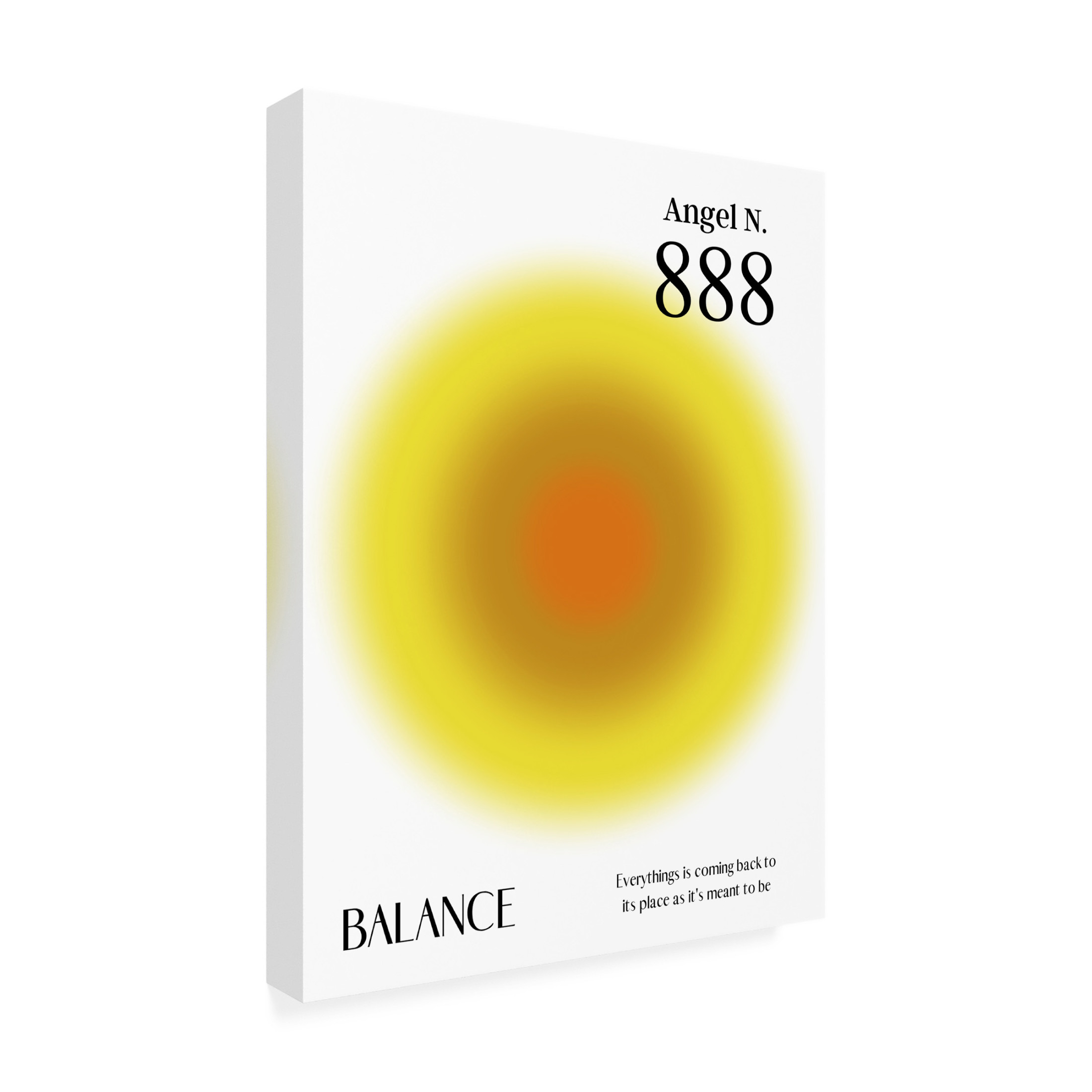 Trademark Fine Art Amelie Angel Number 888 Canvas Wall Art
