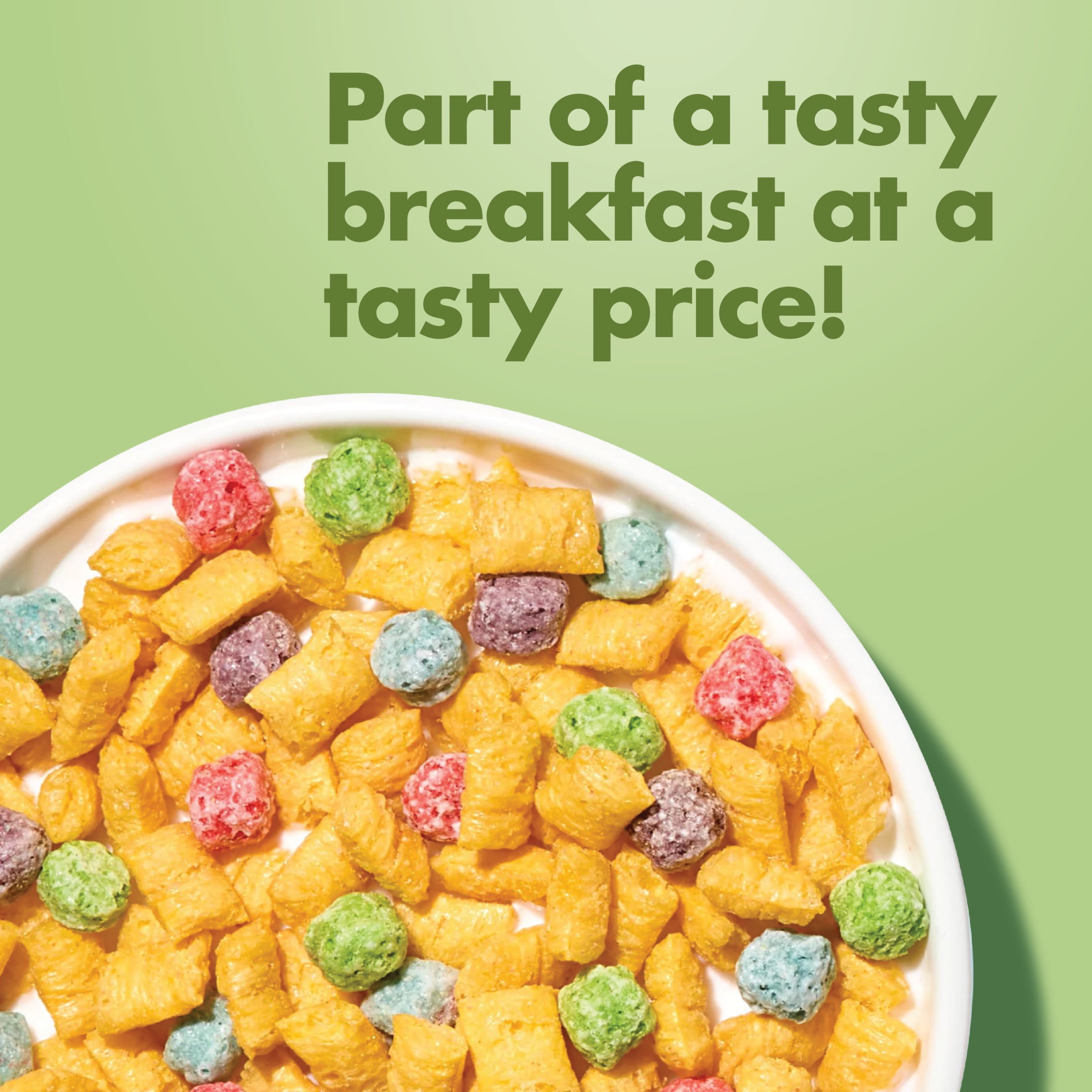 Malt-O-Meal Berry Colossal Crunch Breakfast Cereal, Corn & Oat Cereal, 56 oz Bag