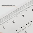 thumbnail image 4 of Unique Bargains Flexible Ruler 6 Inch 0.5mm Scale PET Plastic Film Straight Ruler, 4 of 6
