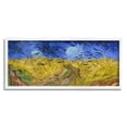 thumbnail image 4 of Stupell Industries Wheatfield with Crows Vincent van Gogh Classic Painting Painting White Framed Art Print Wall Art, Design by one1000paintings, 4 of 5