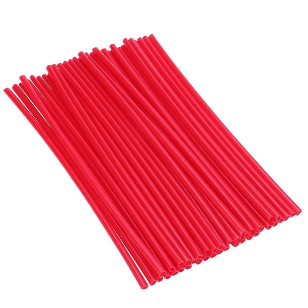 75 Pcs Bike Spoke Spoke Skins Covers Motorcycle Motocross Dirt Bike Mtb Wheel Rim Spoke Wraps Protector Kit (red)