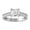 Sterling Silver, variant on Fine Jewelry 14K White Gold Ascher and Round-shape Lab Grown Diamond solitaire Engagement Ring (1 3/4 Cttw, D-F Color, VS1 Clarity) Size 9