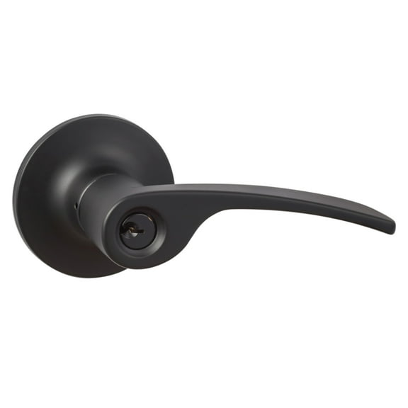 Sure-Loc Eg107 Edge Single Cylinder Keyed Entry Door Lever Set - Black
