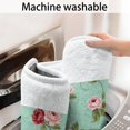 thumbnail image 5 of Pioneer Flower Floral Print Pattern Bathroom Rugs Mat, Non Slip Microfiber Bathroom Rug with Rubber Backing, Soft Mats for Bathroom Floor Tub Shower, 17"x47", 5 of 5