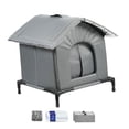 thumbnail image 3 of koolsoo Cat Cooling House Versatile Weatherproof Breathable with Ice Packs Pet Condo M, 3 of 9