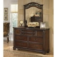thumbnail image 3 of Signature Design by Ashley Leahlyn Dresser, Warm Brown Finish, 7 Drawers, Old World Style, 3 of 3