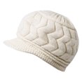 thumbnail image 5 of OJSFQUFP Womens Winter Hat Warm Knitted Slouchy Wool Hats Cap with Visor, 5 of 5