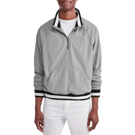 Mens Quarter Zip Microfiber Jacket - Jackson Men's Quarter Zip Pullover Jacket