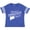 Football Blue and White, variant on Someone in Connecticut Loves Me Boys or Girls Toddler T-Shirt
