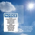 thumbnail image 5 of No Exit During School Hours This OSHA Notice Vinyl Decal Label 5 Inch x 3.5 Inch - 5 Pack, 5 of 6