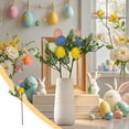 thumbnail image 2 of feimajia Artificial Easter Egg Flowers Arrangement for Centerpiece Farmhouse Eggs Decoration Vase Home Tabletop Decoration Accessories Perfect for Holiday Party Decorations, 2 of 7