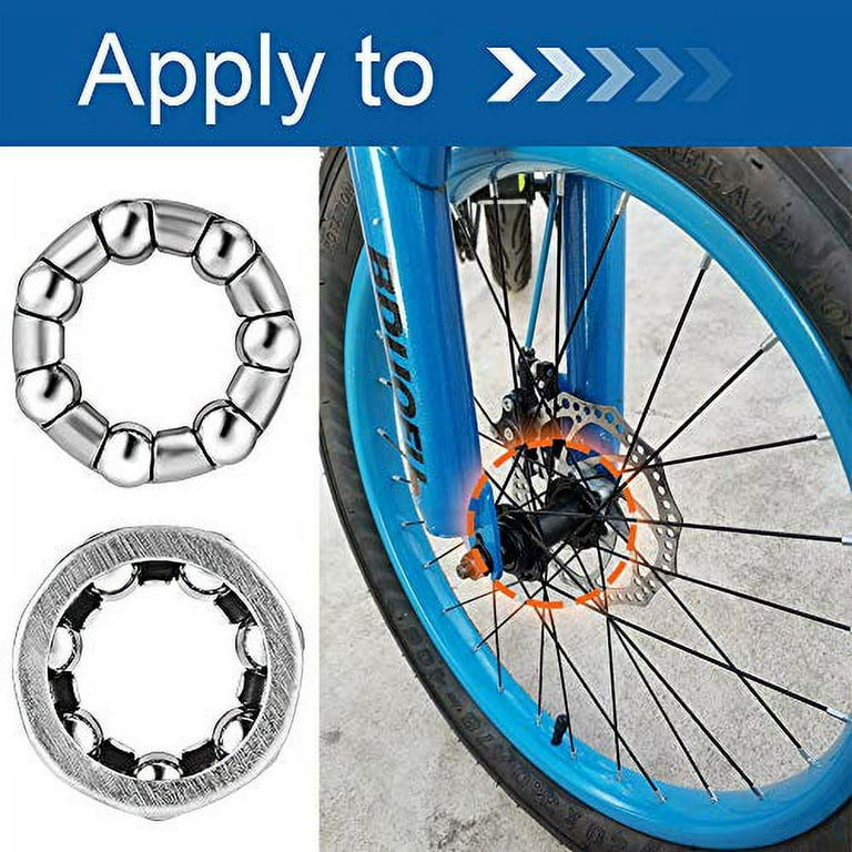 Lanturn Bicycle Wheel Bearing Retainer 3/16 inch x 7 Balls,4 Pcs Ball  Bearings for Bike Front Wheel, Kids/Stretch Bicycle : : Sports,  Fitness & Outdoors
