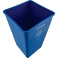 thumbnail image 3 of Global Industrial Square Recycling Trash Can, 55 Gallon, Blue, 3 of 7
