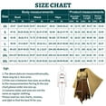 thumbnail image 4 of MYATED 8PCS Women Elf Costume Renaissance Traditional Irish Dress,Medieval Dress,Fairy Costume Suitable for Halloween Cosplay (Khaki and Brown,L), 4 of 7