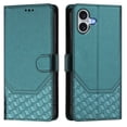 thumbnail image 2 of for iPhone 16 Wallet Case for Men Women, RFID Blocking Card Holder Slots, Wrist Strap & Shoulder Strap Shockproof TPU Inner, Kickstand PU Leather Protective Phone Cover, Darkgreen, 2 of 11