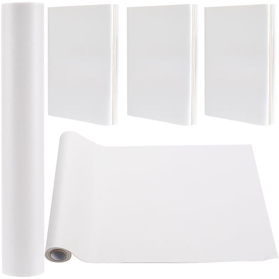 55 x 11.8” PU Leather Book Cloth White DIY