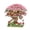 pink no light, variant on Cherry Bonsai Tree Building Blocks Set DIY Sakura Blossom Plants Bricks with Light Treehouse Model Romantic Gift for Girlfriend