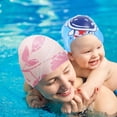 thumbnail image 5 of WHAMVOX Swimming Cap for Kids Cute Cartoon Design Silicone 1Pack, 5 of 5