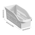 thumbnail image 3 of EGNMCR Desktop Organizer Bathroom Kitchen Fruit Vegetable Refrigerator Fresh Storage Basket Snacks Sundries Plastic Storage Basket Material Thick Fruit and Vegetable Organizer, 3 of 6