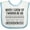 White and Blue, variant on Inktastic Future Orthodontist Dental Care Boys or Girls Baby Bib