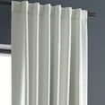 thumbnail image 3 of Half Price Drapes Chalk Off White Bellino Textured Faux Linen Room Darkening Curtains For Bedroom & Living Room Curtains(1 Panel), Curtains 108 Inches Long, 50W X 108L, 3 of 12