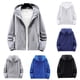 thumbnail image 5 of Chaqueta impermeable con capucha para hombre, abrigo deportivo unisex, cortavientos ligero, 5 of 8
