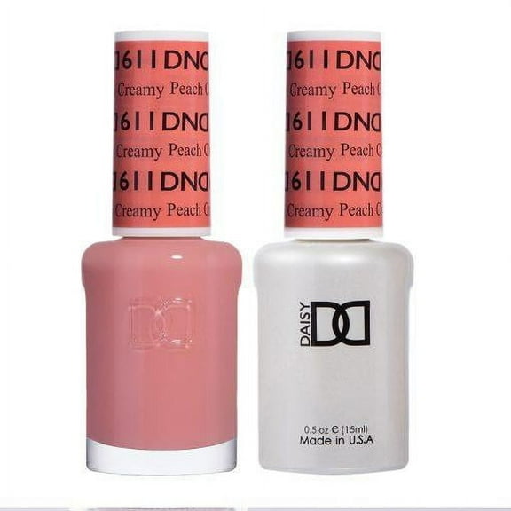 DND 611 Creamy Peach Gel & Matching Polish Set - DND Gel & Lacquer