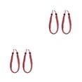 thumbnail image 4 of Inteprter 2X Tie Back cortina vendaje colgante decoración DIY Prop interesante multiusos cocina dormitorio ornamento poliéster exquisito Rojo 2Conjunto, 4 of 6