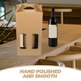 thumbnail image 3 of 5 Pcs Wine Bag Paper Gift Wine Bottle Paper Case Double Wine Bottle Carrier Wine Paper Case Travel, 3 of 6