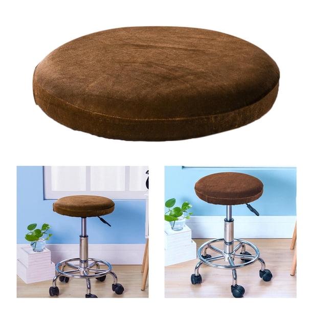 impermeables para taburete de tela, de asiento de silla a prueba de polvo para taburetes de 30-38 cm marrón perfecl Fundas Elásticas