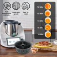 thumbnail image 3 of Cuiseur à œufs 2 en 1 - Support à œufs - Pocheuse - Accessoires Thermomix - Cuiseur à œufs - Accessoires pour robot culinaire pour 4 œufs pochés et 6 œufs durs - Sans BPA, 3 of 5