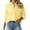 Yellow, variant on Weardear Women Striped Button Down Shirts Classic Collared Long Sleeve Work blouses Casual Tops with Pocket