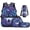 Wolf Galaxy, variant on Bulopur Boys 17 Inch Backpack Set 4 Piece Galaxy Wolf Print School Bookbag with Lunch Box, Water Bottle Holder and Pencil Case for Elementary