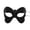 A001- Black, variant on Masquerade Mask Black Bow Shaped Half Eye Cover for Halloween Party Event Accessory for Adults