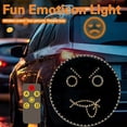 thumbnail image 2 of Car mounted LED fun expression light smiling face light rear window multifunctional warning gesture light handheld gesture light, 2 of 6