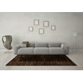 thumbnail image 3 of Ahgly Company Indoor Rectangle Abstract Orange Modern Area Rugs, 8' x 12', 3 of 4