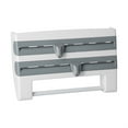 thumbnail image 4 of Cling Film Holder, Safe Plastic Wrap Rack Wear Resisting Convenient   For Kitchen For Home Gray Blue,Khaki, 4 of 8
