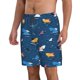 thumbnail image 2 of Balery Colorful Ocean Shark Traje de Baño Estilo Hawaiano para Hombre, Shorts de Secado Rápido con Bolsillos-Large, 2 of 6