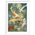 thumbnail image 2 of Art.com Reflecting Koi II Art Print by Megan Meagher, White Frame Wall Art, 32" x 44", 2 of 5