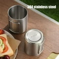 thumbnail image 6 of Camping Mugs,Backpacking Cups,304 Stainless Steel,Foldable Handle,Portable Coffee & Tea Cups,Can be Nested for Outdoor Traveling Fishing Hunting Hiking with Storage Bag, 6 of 7