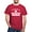 Cardinal, variant on - Proud Firefighter's Dad Dark T Shirt - Men's Classic Graphic Cotton T-Shirt