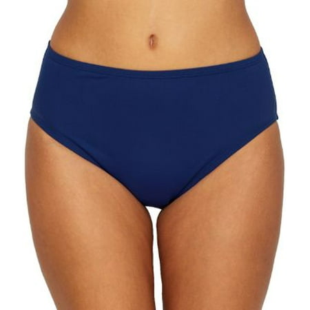 24th & Ocean Womens Solid Smoothing Bikini Bottom Style-TF9G699